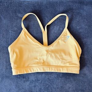 GYMSHARK Yellow Sports Bra! Size S!